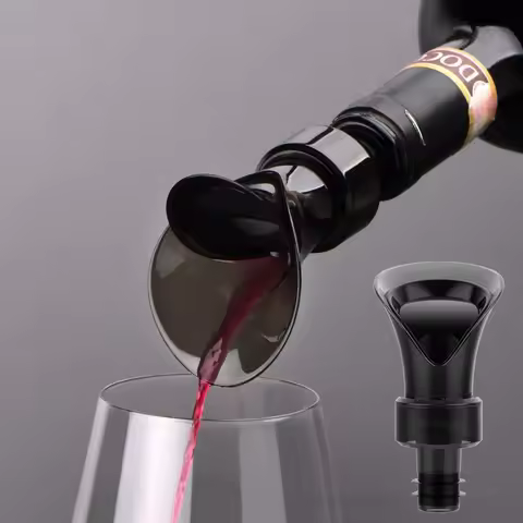 Quick Wine Decanter Multi Functional Wine Inflator Red Wine Storage Stopper Creative Petal Shaped Re