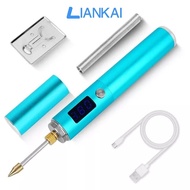 LIANKAI เครื่องเชื่อมเหล็กไร้สายพลังงานสูง USB ชาร์จใหม่ได้ด้วยตัวเลือกปลายหลายด้าน