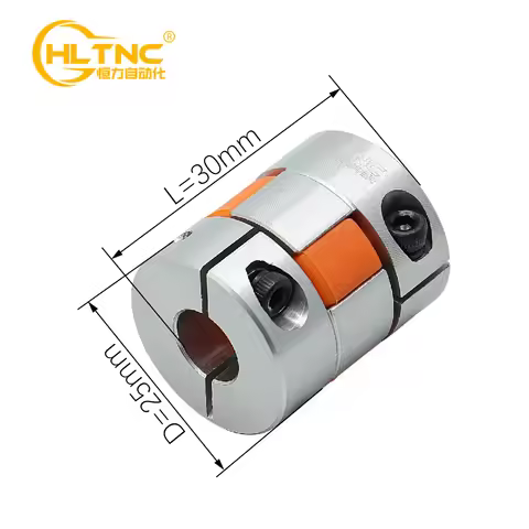 LF Two Jaw D25L30 Coupler Aluminium Plum Flexible Shaft Coupling Stepper Motor Connector CNC 5/6/6.3