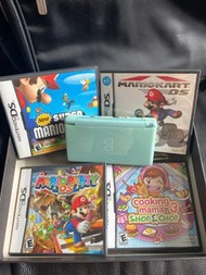 NDS +正貨遊戲 （super mario, mario cart, mario party, cooking mama)