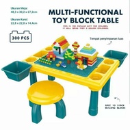 Multifunctional 4in1 Toy block Table