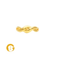 Orient Jewellers 916 Gold Infinity Twisted Ring
