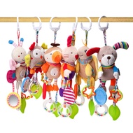 Good Quality Newborn Baby Rattles Plush Stroller Cartoon Animal Toys Baby Mobiles Hanging Bell Educa