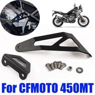For CFMOTO 450MT MT450 CF MOTO IBEX 450 MT MT 450 Exhaust Hanger Support Bracket Rear Foot Peg Remov
