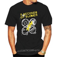 New Mens T Shirt 5 Seconds Of Summer AMP Black 2021 Official Adult Music 5SOS Sports