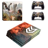 全新 Horizon Zero Dawn PS4 Pro Playstation 4保護貼 有趣貼紙 包主機底面+2個手掣)