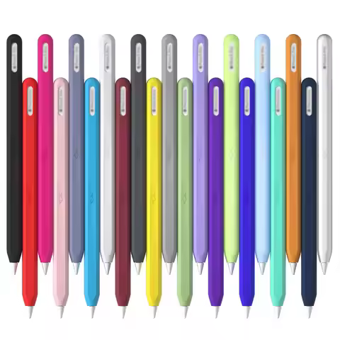 Silicone Protective Case for Apple Pencil Pro and Apple Pencil (2nd generation) USB-C Stylus