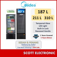 (Delivery by Seller Kedah & Penang) Midea 187L 211L 310L Showcase Chiller Peti Ais MDRZ262FGG30 MDRZ