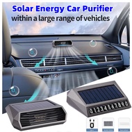 Solar car air purifier car ionizer air freshner solar car accessories With Number Plate Remove Odors
