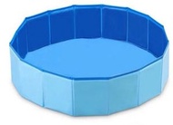 全城熱賣 - 浴缸,浴盆,兒童游泳池,寵物沖洗池,泳池,折疊充氣水池洗澡盆（160X30CM藍色）#KHH