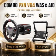 COMBO PXN VD4 W AS with A10 Direct Drive Steering Racing Wheel Stand
