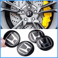 ☃ ❍﹍ ∇ Honda 4pcs 56mm Car Wheel Center Hub Cap Emblem Sticker for civic city Mugen U-219