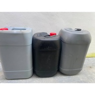 tong food grade kelabu dan hitam 30liter