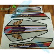 TK TK TK | Honda Win 100 red stamp set 95.