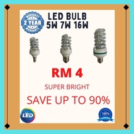 Spider LED Bulb 5W 7W 16W Bulb Retro Vintage Light Bulb Mentol Lampu Designer Design