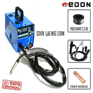 TERMURAH!!! Mesin Las MIG-130M EDON Travo Las Mig Tanpa Gas Co2 Gas-less Inverter Welder Digital Mig 130 M Flux Cored Wire Trafo Las MIG / MMA Technology IGBT Free Kawat Las