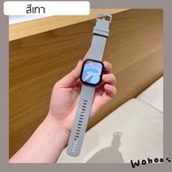 สายนาฬิกา Applewatch 7 SE 6 5 4 3 2 1 สายยางงานดี มาใหม่ ได้ทั้งข้อมือเล็กละใหญ่ ขนาด cacy 44/45/41ม