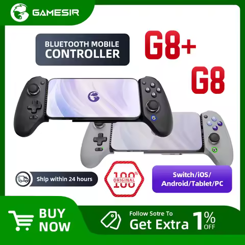 GameSir G8 G8+ Plus Cellphone Gamepad Game Controller Hall Effect Joystick for iPhone 15 Android Mob