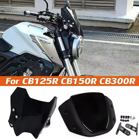 2023 CB125R Windscreen Motorcycle Windshield For Honda CB300R CB150R CB250R CB 125R 300R 2018-2021 2