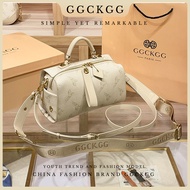 【GGCKGG】Boston Vintage Shoulder Crossbody Bag Women Branded Premium Sling Handbag Wanita Beg Tangan 