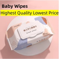 80 PCS Wholesale Baby Wet Wipes PH Neutral Wet Wipes fot Baby