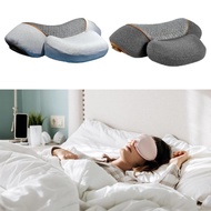 [tenlzsp0bc] Travel Neck Massage Pillow with Heat Memory Foam Cushion for Cervical Neck Pain Relief 