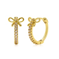 Anting Emas 916 | Bow Shaped 916 Gold Earrings /Butterfly Earrings gold 916