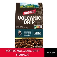 KOPIKO Volcanic Drip Coffee with Toraja Coffee Beans 10x8g