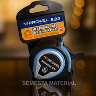 Prowel 5M 2-Sided Rubber Meter | Measuring Tape Roll Measuring Tool | Cheap Meter Durable Rubber | L