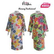 Precious Kurung Tradisi #1-  Baju Raya Mengaji Pastel Kanak Budak Perempuan 0-12 tahun | Muslimah Gi