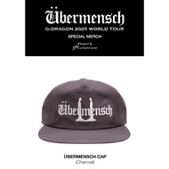 G-DRAGON 2025 WORLD TOUR UBERMENSCH CAP (CHARCOAL)
