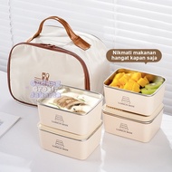 Lunch Box 304 Stainless Steel Lunch Box Portable Bento Lunch Box