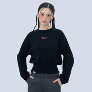 BODY GLOVE Womens Mystic Vibes Jumper Knit Sweater เสื้อสเว็ตเตอร์ แขนยาว สีดำ