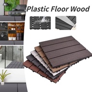 Plastic Floor Wood Garden Decoration Terrace Decoration Outdoor Wood Design Floor Decking Lantai Pap