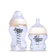 สินค้า Clearance Sale! ขวดนม Tommee Tippee ชนิดขวดแก้ว รุ่น Closer to Nature ขนาด 5oz และ 9oz แพ็คคู