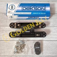 Engsel Pintu Tanam Dekson Dekkson D 80 Concealed Hinge D80 Black Hitam