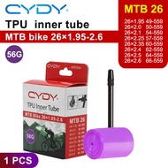 CYDY TPU MTB Bike Inner Tube Camera 29 26 27.5 29x1.95 2.0 2.1 2.2 2.3 2.4 2.5 2.6 Inch Mountain Bic