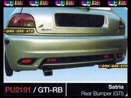 GTI-RB Proton Wira / Satria Fiber Rear Bumper (GTI) Body kit Bodykit