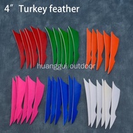 30/50PCS 4in arrows Turkey Feathers Fletching Wings  DIY Accessories