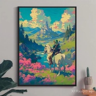 The Legend of Zelda: Kingdom of Tears Link Game Poster Art Print ,No Frame Canvas Painting Gift 9AF7