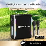 Berlin Voice Bluetooth Speaker Super Bass 300W Power Home Outdoor K Song Live Broadcast Internal Rec