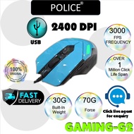 Police 6D Gaming Mouse Sanfordi G2 Wired Gaming Mouse Computer Mouse tetikus laptop DPI 2400 Gaming 