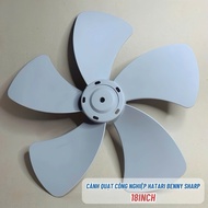 [For Various Models] Fan Blade Compatible with Hatari Sharp Benny Industrial Fan Size 18 Inch 22 Inc