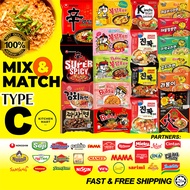 Mi Daebak Nongshim Samyang Paldo Jinjja Ottogi Jin Ramen Myojo Nissin Ramen Ramyeon Mix & Match Easy
