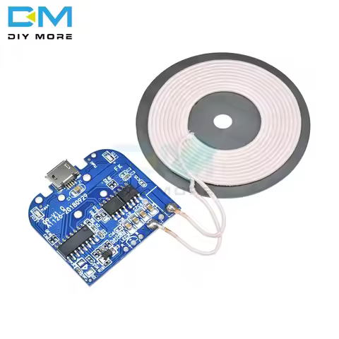 For Qi Wireless Charging Standard Receiver Charger Module For Micro USB Mobile Phone Charger Board D