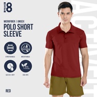 Prime8 x 888.co Aerofit Polo Shortsleeve Microfiber Dryfit Tshirt Jersey Sport Baju T Shirt Men Wome