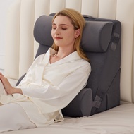 BIEEZZK Orthopedic Bed Wedge Pillow Set 4Pcs, Memory Foam Wedge Pillow for Sleeping, Body Pillow Pos