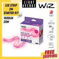 WiZ Smart Wifi RGB LED Strip Light 2m 1600lm Starter Kit MY 20W 2700k-6500k + RGB