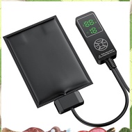 5W Reptile Heat Pad with Digital Thermostat & Timer 7 X 5Inch Reptile Heating Pad Tank Heater Terrar