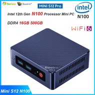 Beelink Mini S12 Pro Mini PC Intel 12th N100 Win 11 DDR4 16GB 500GB SSD Wifi BT5.2 NVME Desktop